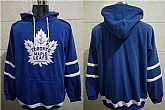 Maple Leafs Blank Blue All Stitched Pullover Hoodie,baseball caps,new era cap wholesale,wholesale hats